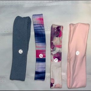 BUNDLE Lululemon headbands with all 4 included.